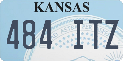 KS license plate 484ITZ