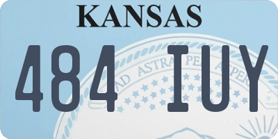 KS license plate 484IUY