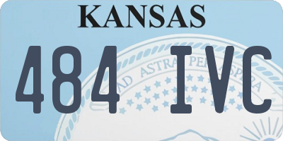 KS license plate 484IVC