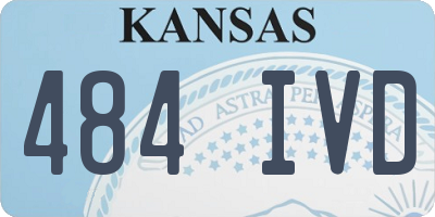 KS license plate 484IVD
