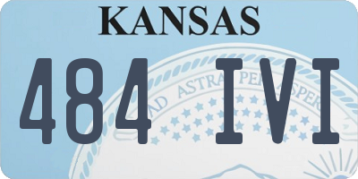 KS license plate 484IVI