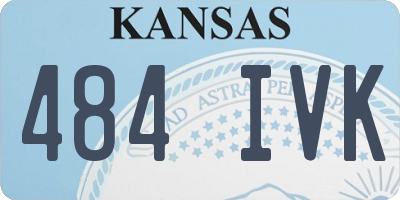 KS license plate 484IVK