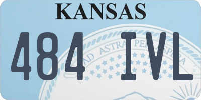 KS license plate 484IVL
