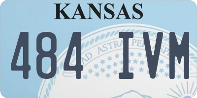 KS license plate 484IVM