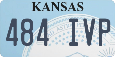 KS license plate 484IVP