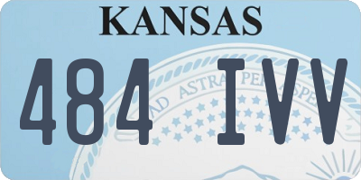 KS license plate 484IVV