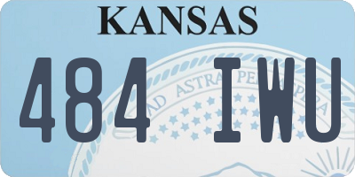 KS license plate 484IWU