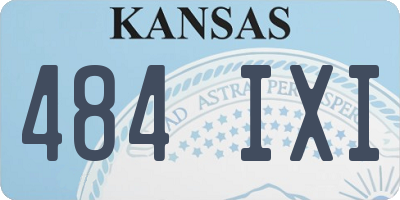 KS license plate 484IXI