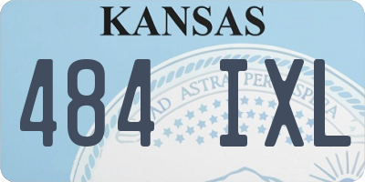 KS license plate 484IXL