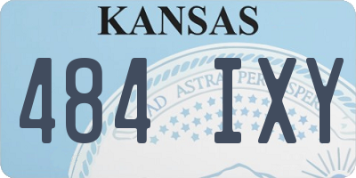 KS license plate 484IXY