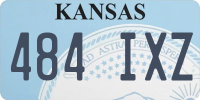 KS license plate 484IXZ
