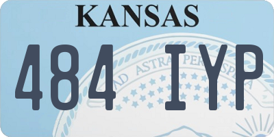 KS license plate 484IYP