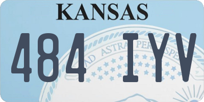 KS license plate 484IYV