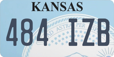 KS license plate 484IZB