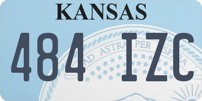 KS license plate 484IZC
