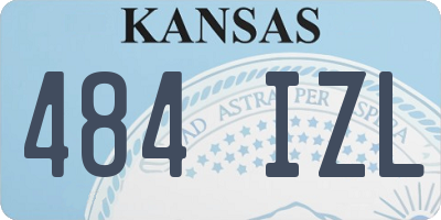 KS license plate 484IZL