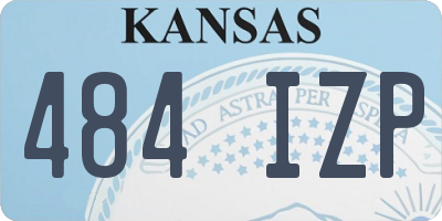 KS license plate 484IZP