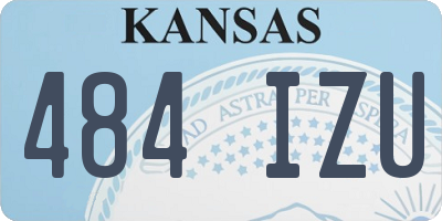 KS license plate 484IZU