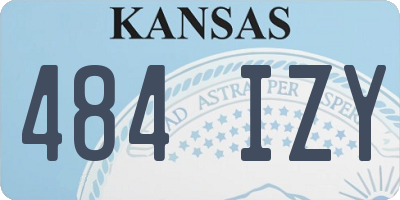 KS license plate 484IZY