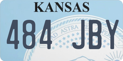 KS license plate 484JBY