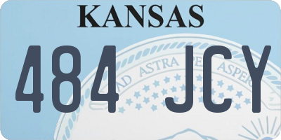 KS license plate 484JCY