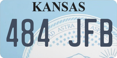 KS license plate 484JFB