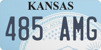 KS license plate 485AMG