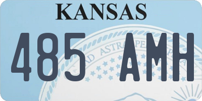 KS license plate 485AMH
