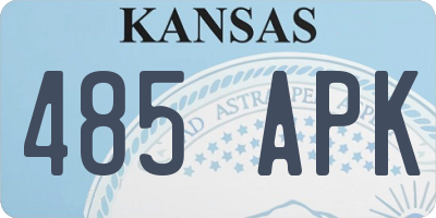 KS license plate 485APK
