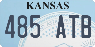 KS license plate 485ATB