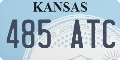 KS license plate 485ATC