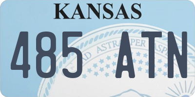 KS license plate 485ATN