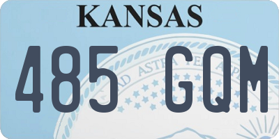 KS license plate 485GQM