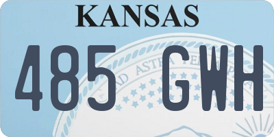 KS license plate 485GWH