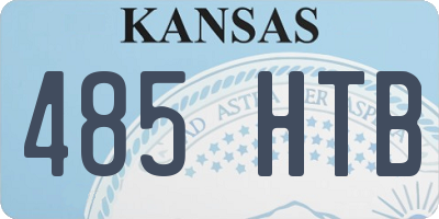 KS license plate 485HTB
