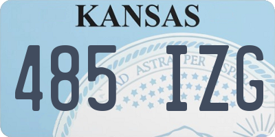 KS license plate 485IZG