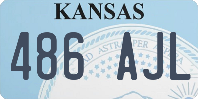 KS license plate 486AJL