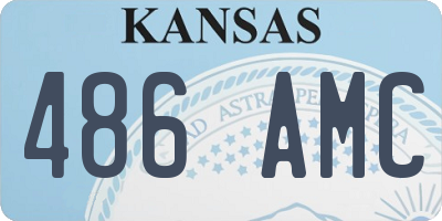 KS license plate 486AMC