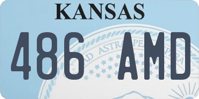 KS license plate 486AMD