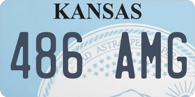 KS license plate 486AMG