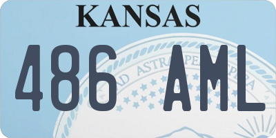 KS license plate 486AML