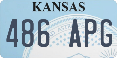 KS license plate 486APG