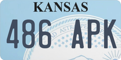 KS license plate 486APK