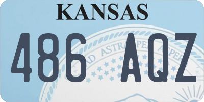 KS license plate 486AQZ