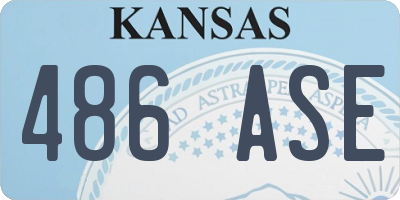 KS license plate 486ASE