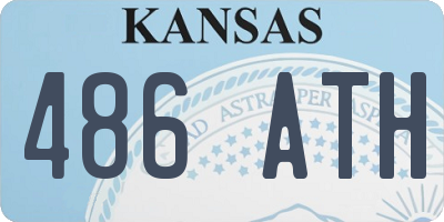 KS license plate 486ATH