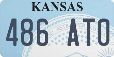 KS license plate 486ATO