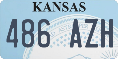 KS license plate 486AZH
