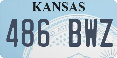 KS license plate 486BWZ