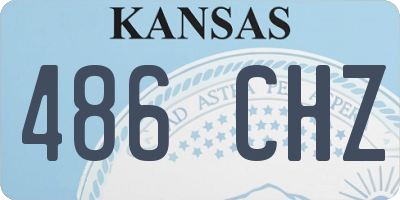KS license plate 486CHZ